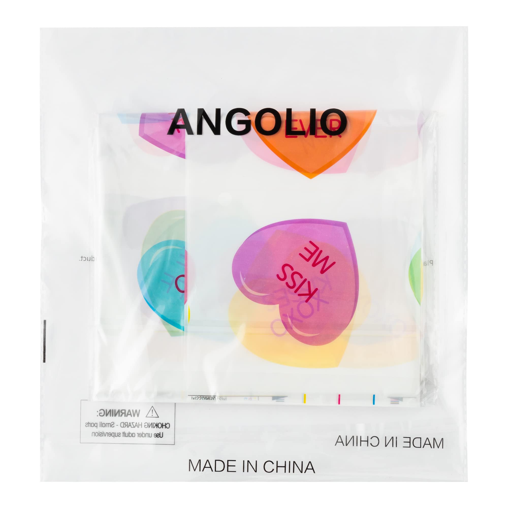 ANGOLIO 3Pieces Valentine's Day Conversation Heart Disposable Tablecloth, Plastic Rectangle Waterproof Heart Party Table Covers, Birthday Party Supplies Favors for Kitchen Dining Picnic Decoration - Image 6