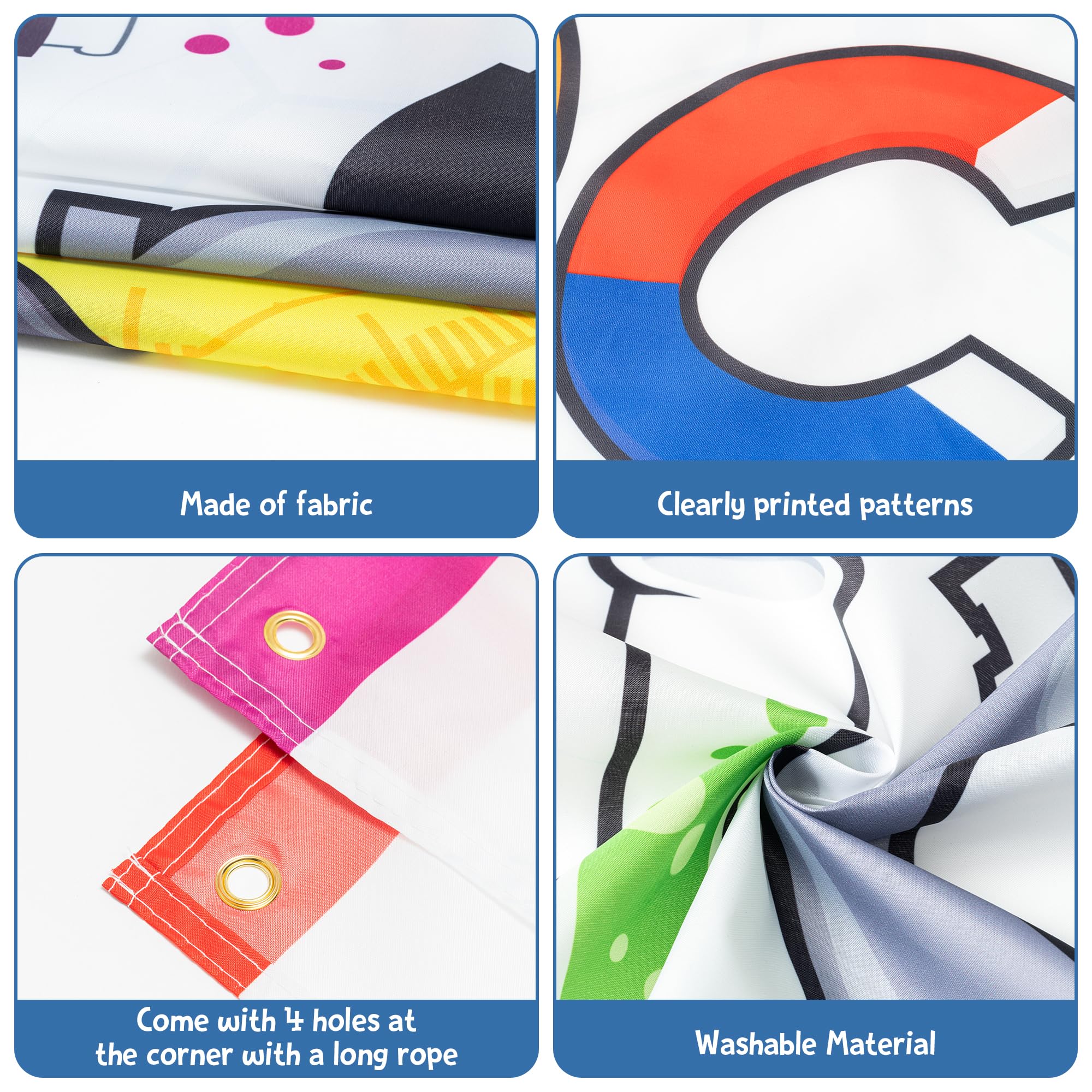 ANGOLIO Chemical Science Backdrop Banner Decorations - Extralarge Chemical Science Themed Background Chemistry Lab Background for Kids School Lab Scientist Supplies Birthday Party Classroom Backdrop - Image 3