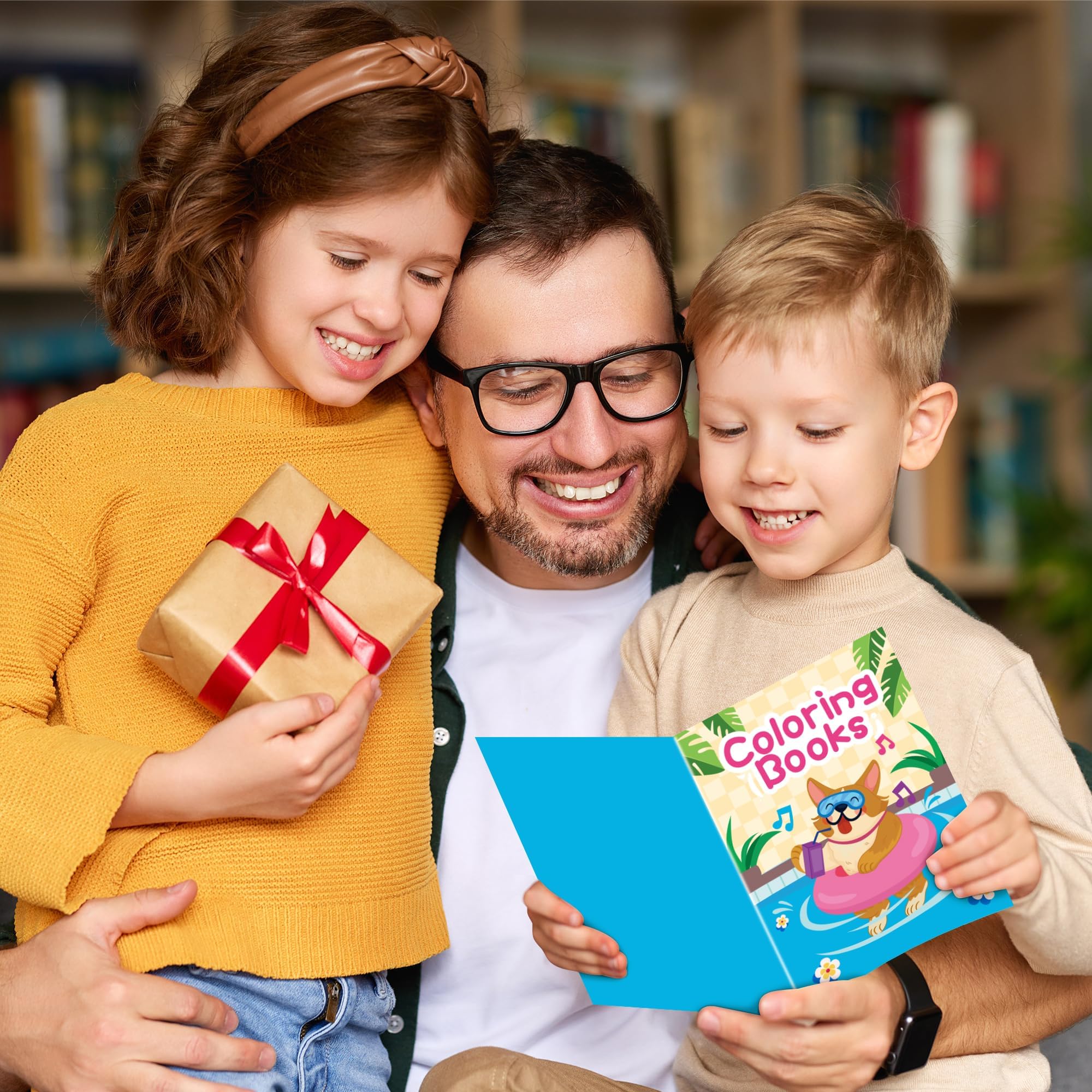 ANGOLIO Summer Pool Coloring Books - 24Pcs Summer Hawaii Coloring Books DIY Art Crafts Swimming Prop Pattern Party Creativity Color for Birthday Beach Carnival Party Supplies for Kids Students - Image 7